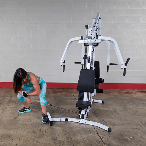 Многофункциональный силовой тренажер Body-Solid EXM2500S мультистанция двухпозиционная со стеком 95кг Многофункциональный силовой тренажер Body-Solid EXM2500S мультистанция двухпозиционная со стеком 95кг