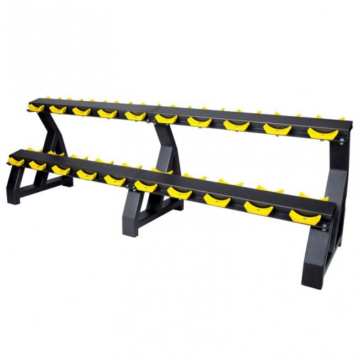 Стойка для хранения гантельного ряда на 10 пар Profi-Fit арт. 2215J-10 Стойка для хранения гантельного ряда на 10 пар Profi-Fit арт. 2215J-10