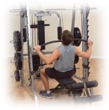 Верхняя / нижняя тяга Body-Solid GLA348QS в комплекте со стеком. Опция к тренажеру GS348Q