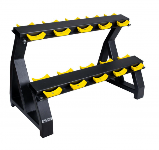 Стойка для хранения гантельного ряда на 5 пар Profi-Fit арт.2215J-5 Стойка для хранения гантельного ряда на 5 пар Profi-Fit арт.2215J-5