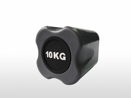 Бодибар 10 кг серый наконечник OFT FT-BDB-10