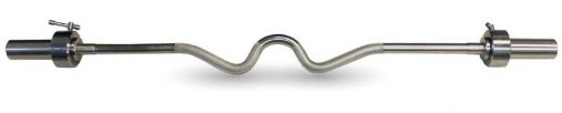 Гриф для штанги сильноизогнутый Z-образный MB ф50 мм, L =1310 мм, 12,5 кг