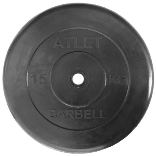 Набор обрезиненных дисков, черные MB Barbell, D-51 мм, 1,25-20 кг, АТЛЕТ (общий вес 107,5 кг) 6 пар Набор обрезиненных дисков, черные MB Barbell, D-51 мм, 1,25-20 кг, АТЛЕТ (общий вес 107,5 кг) 6 пар