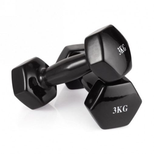 Пара гантелей в виниловой оболочке 3 кг VictoryFit VF-DV030 Пара гантелей в виниловой оболочке 3 кг VictoryFit VF-DV030