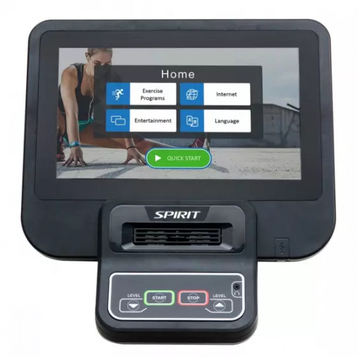 Велотренажер с горизонтальной посадкой SPIRIT CR800ENT+