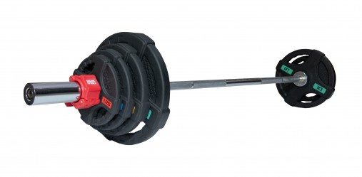 Штанга олимпийская наборная 53 кг OFT (диски 50 мм с двумя хватами, гриф 180 см) Штанга олимпийская наборная 53 кг OFT (диски 50 мм с двумя хватами, гриф 180 см)