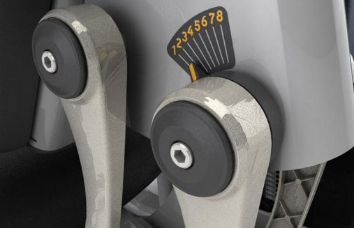 8-ми позиционная регулировка сидения с пружинной системой возврата