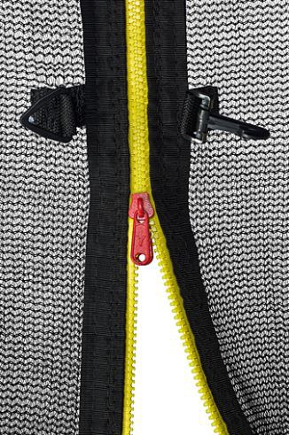 Батут Hasttings Air Game Basketball 8FT (2,44 м) с баскетбольным кольцом + внутренней сеткой и двухсторонним защитным матом (зеленый/синий)