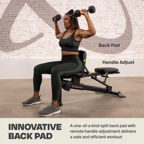 Универсальная скамья CENTR Muli-Adjustable Flat, Incline, Decline, Workout Bench (Inspire Fitness FID5.1)