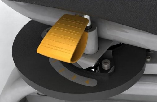 Регулировка положения сидения с пружинной системой возврата